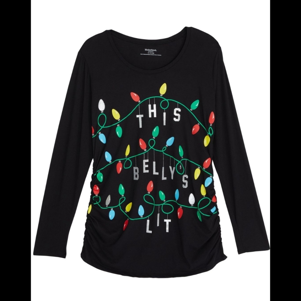 Holiday Maternity LS Tee